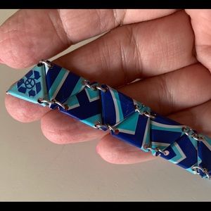 Recycled Aluminum Iced Tea Can Bracelet